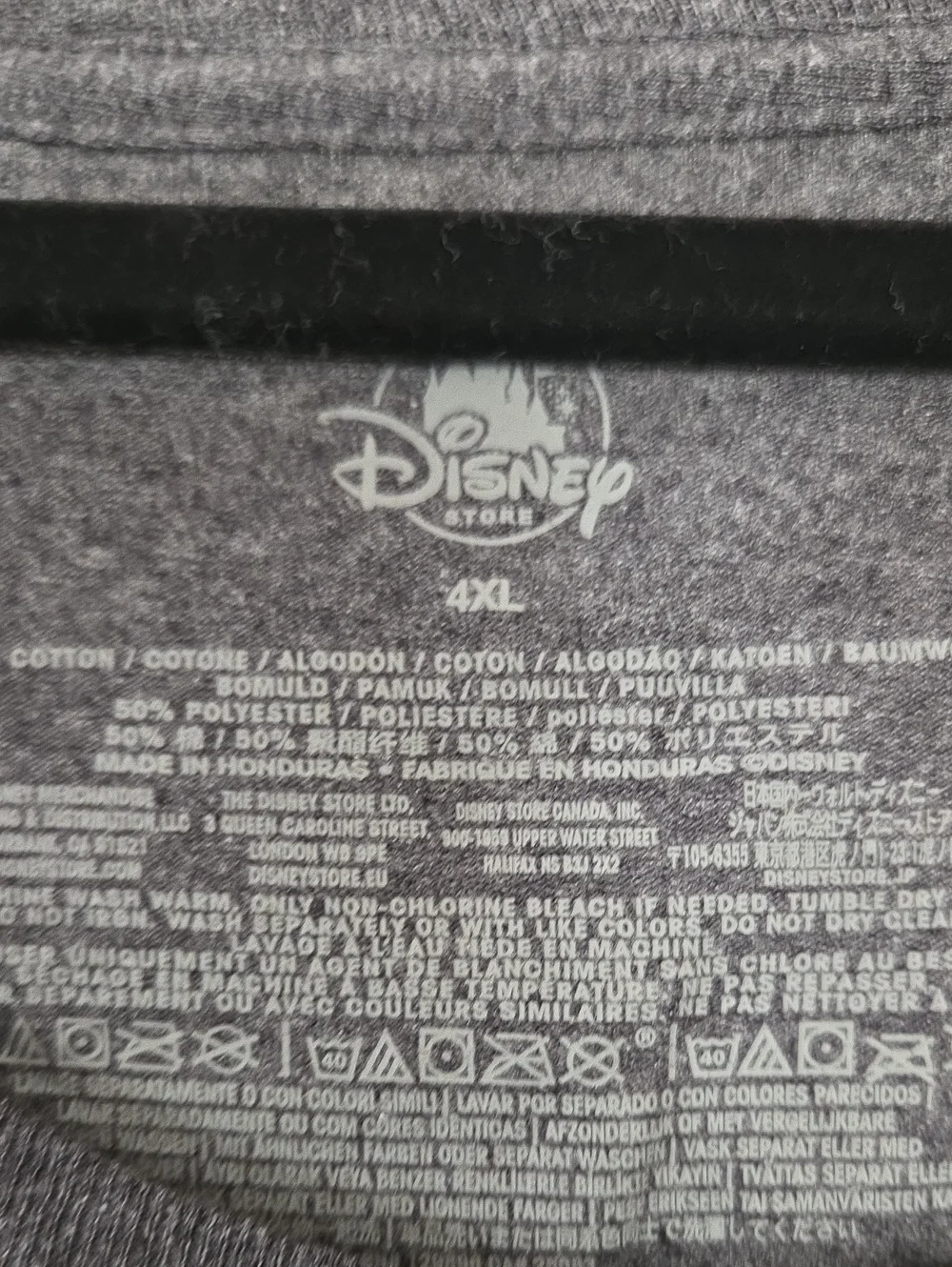Disney dark gray